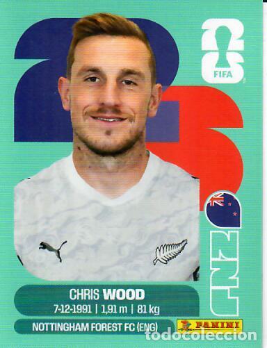 Cromos de f&uacute;tbol: CROMO PANINI MUNDIAL WORLD CUP 2026 - NZL 17 - WOOD - NUEVA ZELANDA