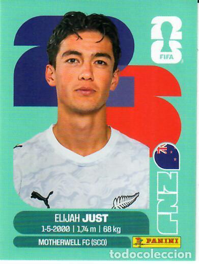 Cromos de f&uacute;tbol: CROMO PANINI MUNDIAL WORLD CUP 2026 - NZL 18 - JUST - NUEVA ZELANDA