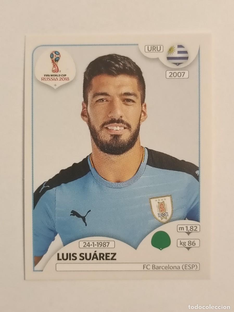 Cromos de f&uacute;tbol: #97 LUIS SUAREZ (URUGUAY) MUNDIAL RUSIA 2018 PANINI VERSION ROSA