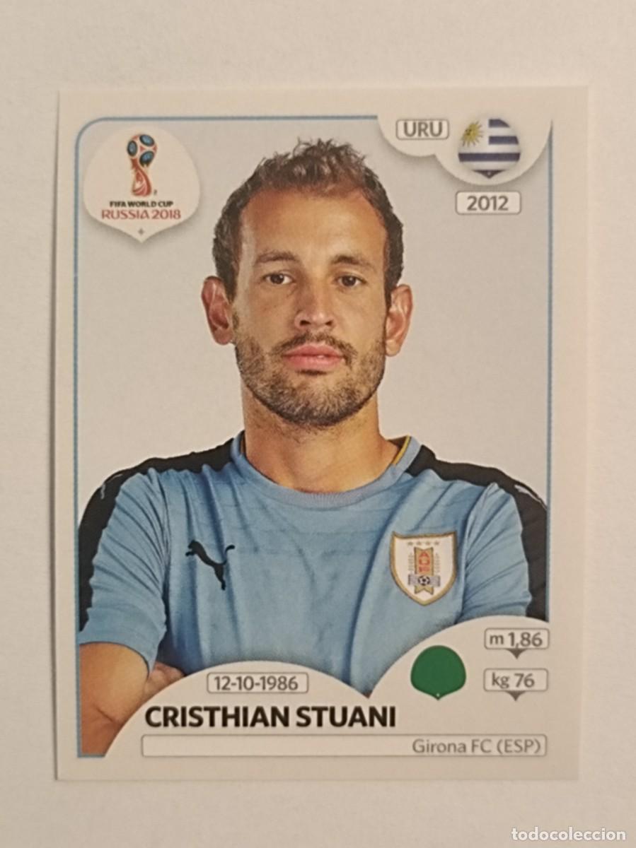 Cromos de f&uacute;tbol: #98 STUANI (URUGUAY) MUNDIAL RUSIA 2018 PANINI VERSION ROSA