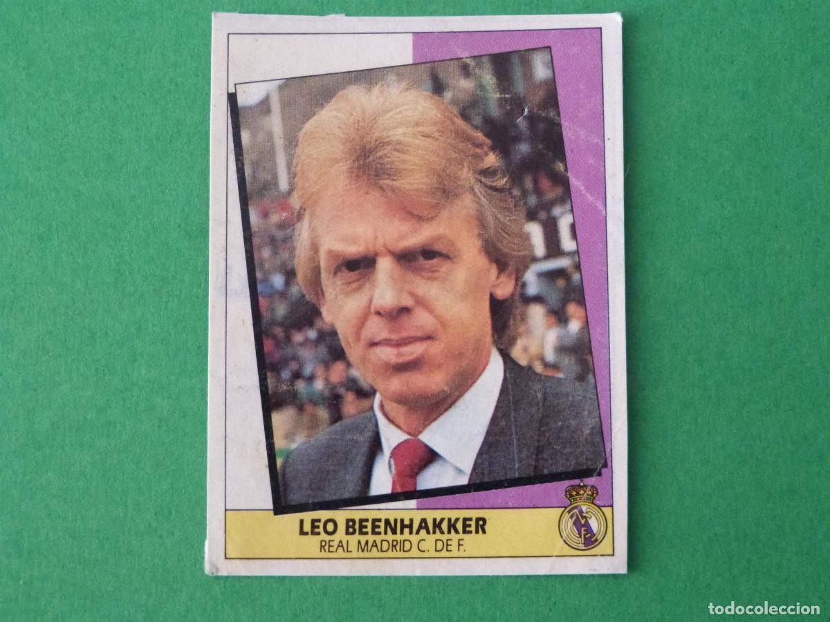 Cromos de f&uacute;tbol: CROMO FUTBOL BEENHAKKER REAL MADRID C.F. RECORTADO LIGA ESTE 1987-1988/87-88