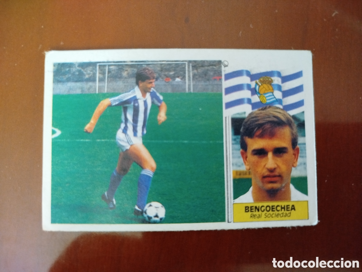 Cromos de f&uacute;tbol: Liga Este 86/87.Real Sociedad. Bengoechea (COLOCA).