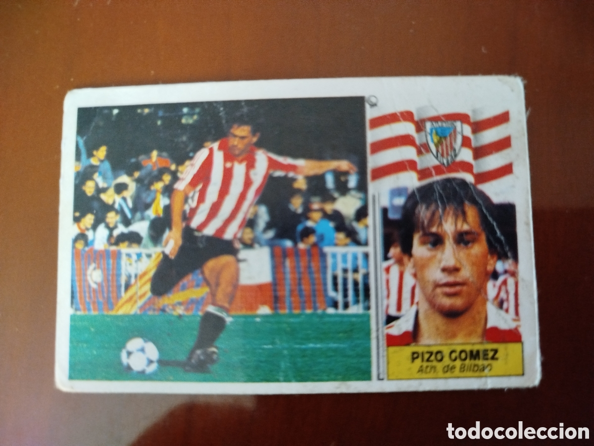 Cromos de f&uacute;tbol: Liga Este 86/87.Athletic Club. Pizo G&oacute;mez (COLOCA)