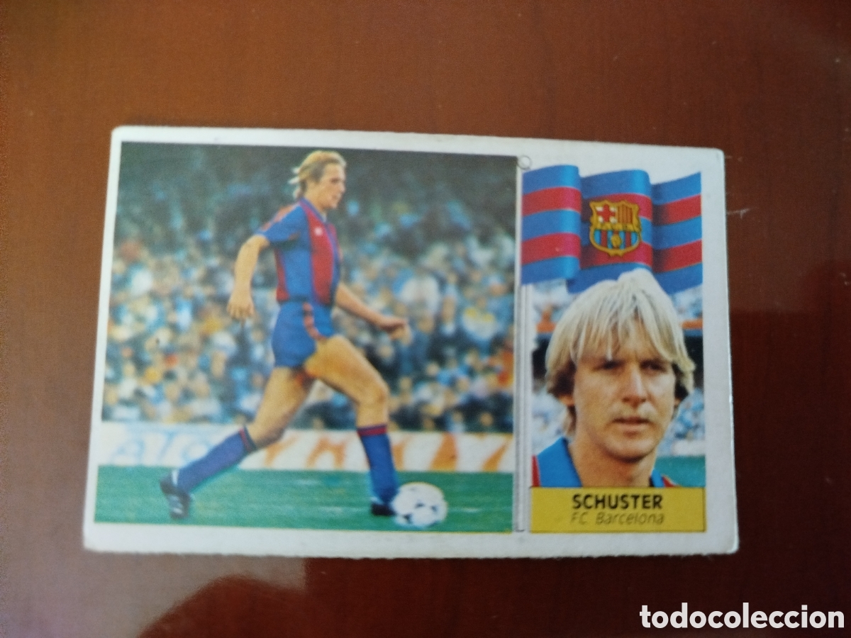 Cartes &agrave; collectionner de Football: Liga Este 86/87.F.C.Barcelona. Schuster (COLOCA).