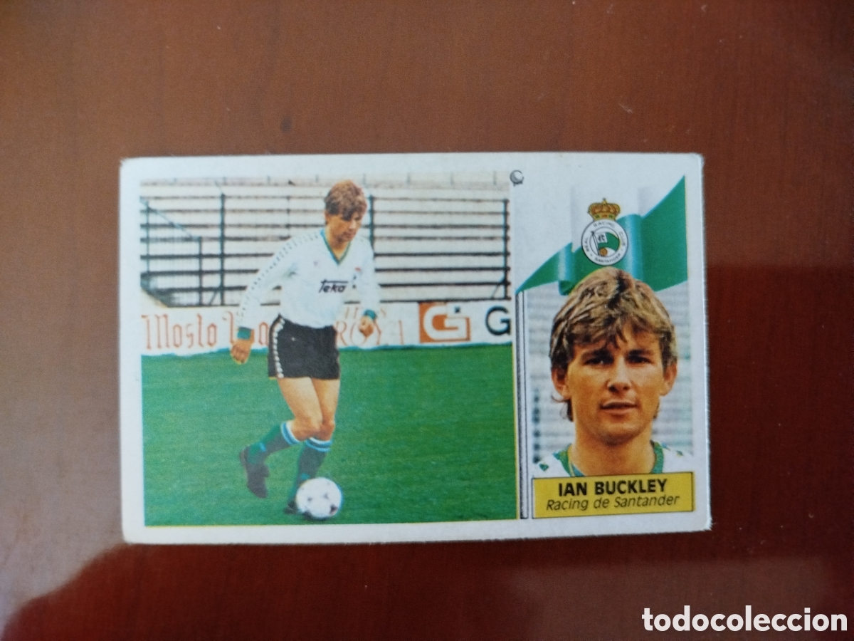 Cromos de f&uacute;tbol: Liga Este 86/87.Racing de Santander. Buckley (Fichaje N&deg;20).