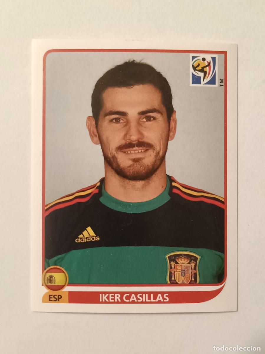 Cromos de f&uacute;tbol: #564 IKER CASILLAS (ESPA&Ntilde;A) MUNDIAL SUDAFRICA 2010 PANINI