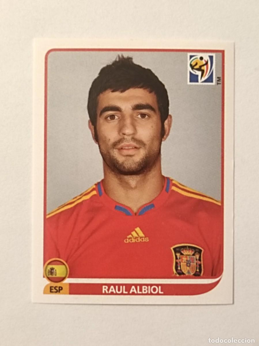 Cromos de f&uacute;tbol: #568 RAUL ALBIOL (ESPA&Ntilde;A) MUNDIAL SUDAFRICA 2010 PANINI