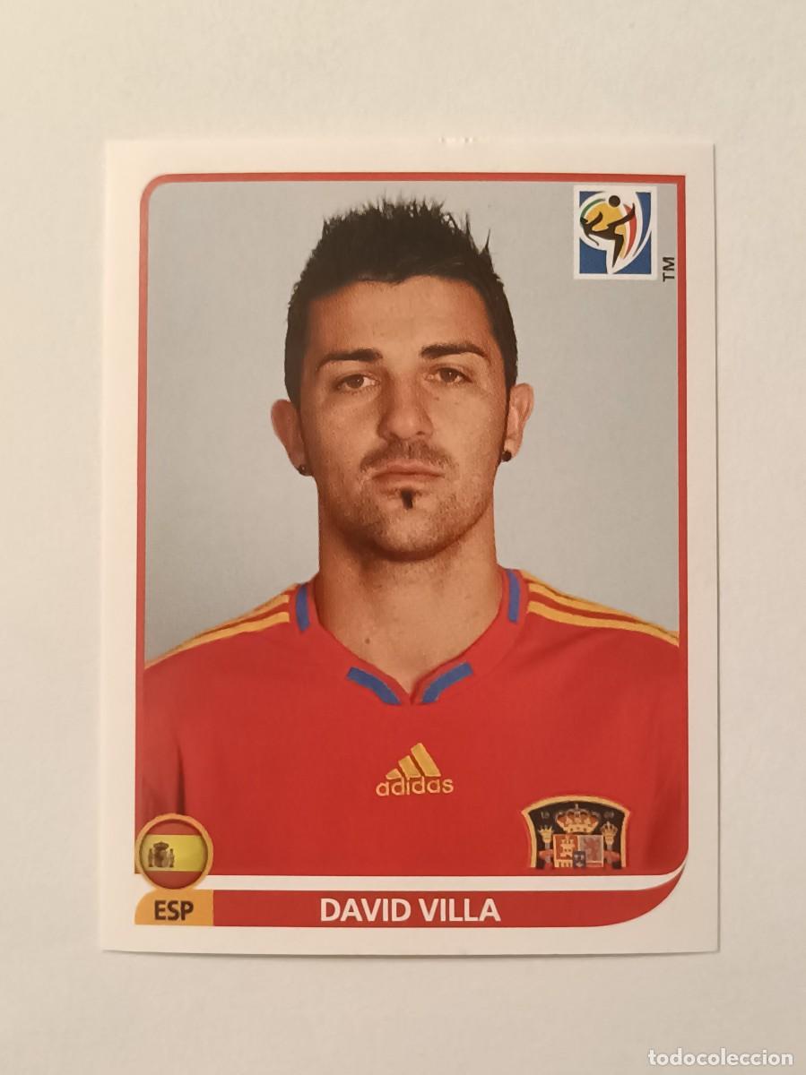 Cromos de f&uacute;tbol: #579 DAVID VILLA (ESPA&Ntilde;A) MUNDIAL SUDAFRICA 2010 PANINI