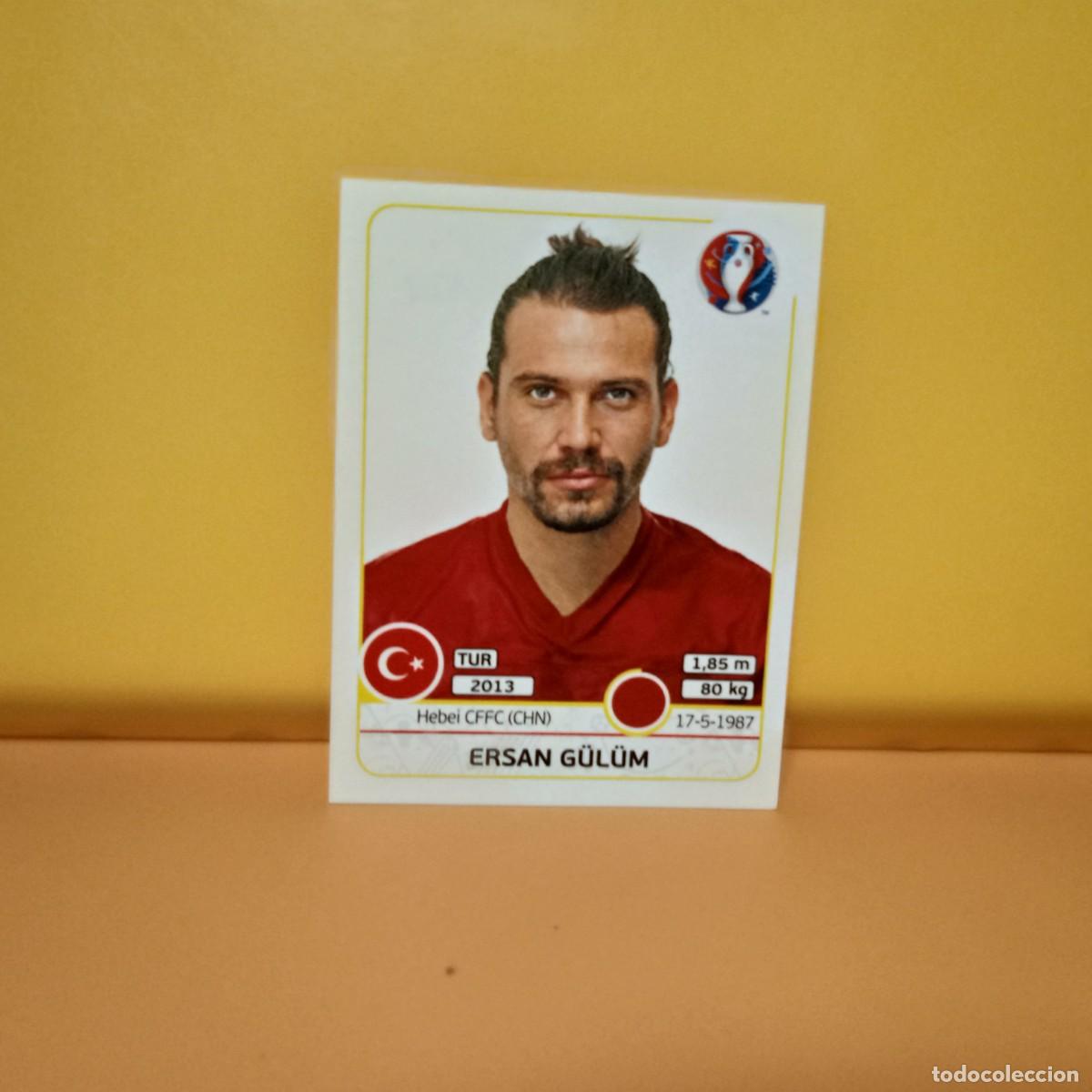 Cromos de f&uacute;tbol: PANINI EURO 2016 FRANCE; EUROCOPA FRANCIA: TURQUIA ERSAN G&Uuml;L&Uuml;M 412