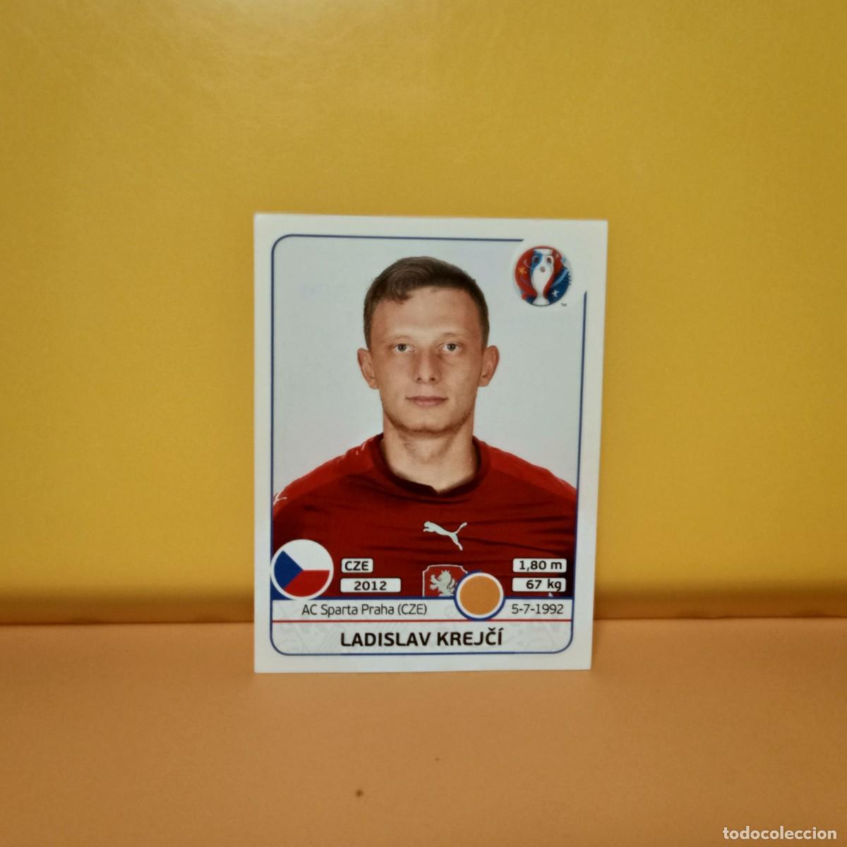 Figurine di Calcio: PANINI EURO 2016 FRANCE; EUROCOPA FRANCIA: REP&Uacute;BLICA CHECA KREJCI 399