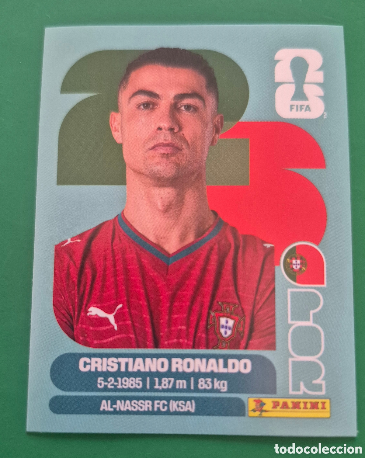 Cromos de f&uacute;tbol: CROMO POR 15 POR15 CRISTIANO RONALDO PORTUGAL - PANINI MUNDIAL WORLD CUP 2026 STICKERS FIFA F&Uacute;TBOL