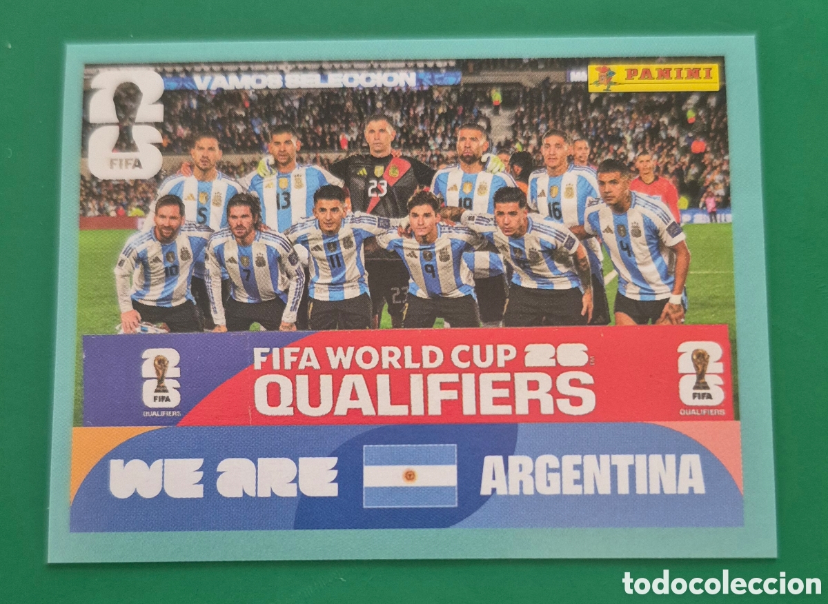 Cromos de f&uacute;tbol: ARG 13 ARG13 PLANTILLA ARGENTINA ⚽ PANINI FIFA MUNDIAL WORLD CUP 26 2026 STICKER