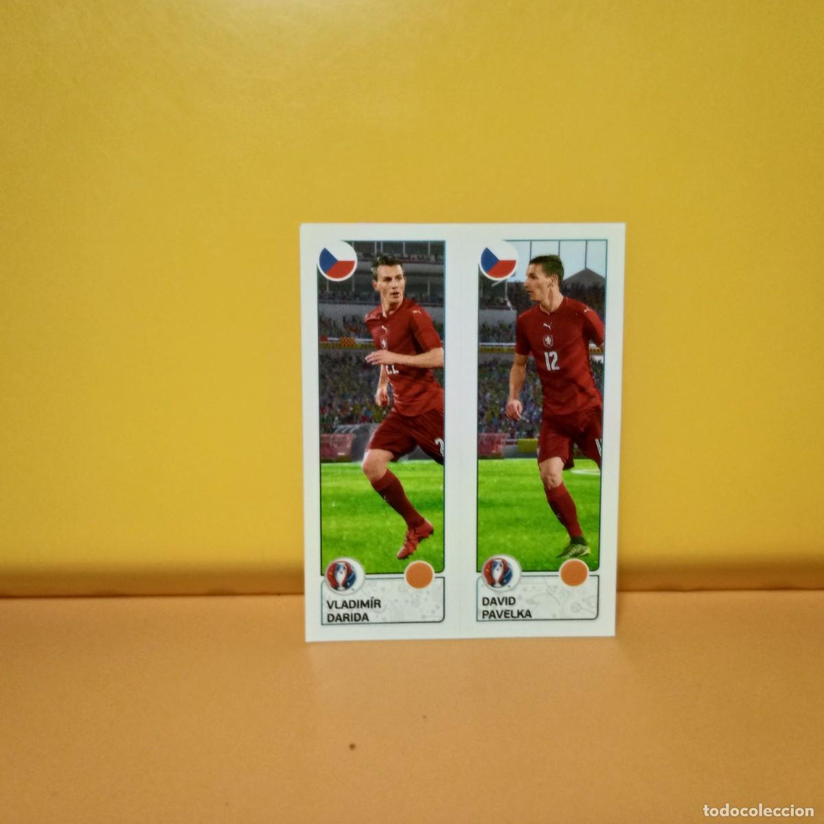 Cromos de f&uacute;tbol: PANINI EURO 2016 FRANCE; EUROCOPA FRANCIA: REP&Uacute;BLICA CHECA DARIDA/PAVELKA 382 A/B