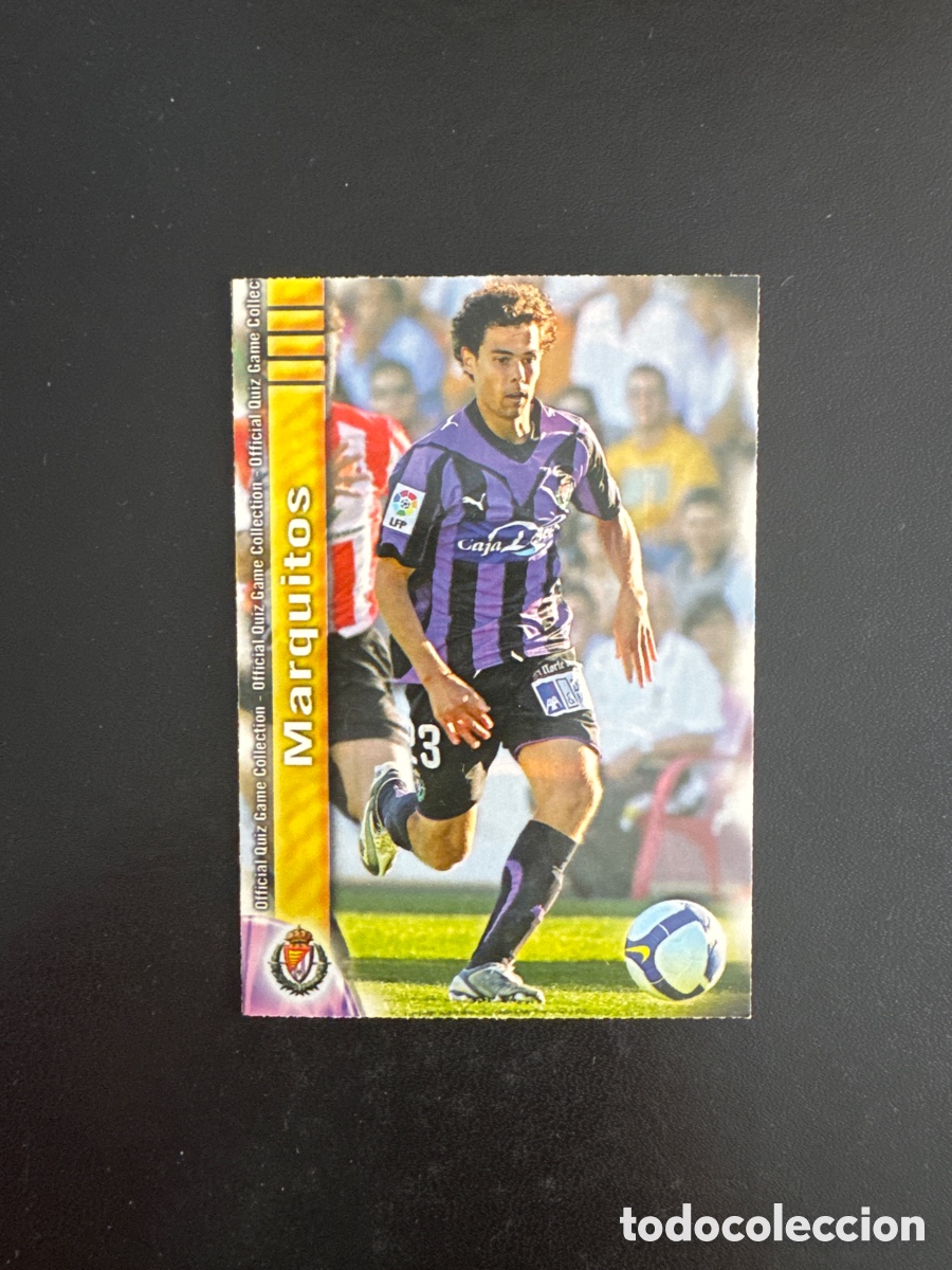 Figurine di Calcio: MARQUITOS VALLADOLID NUMERO 425 MUNDICROMO 2009 LAS FICHAS QUIZ DE LA LIGA 2010