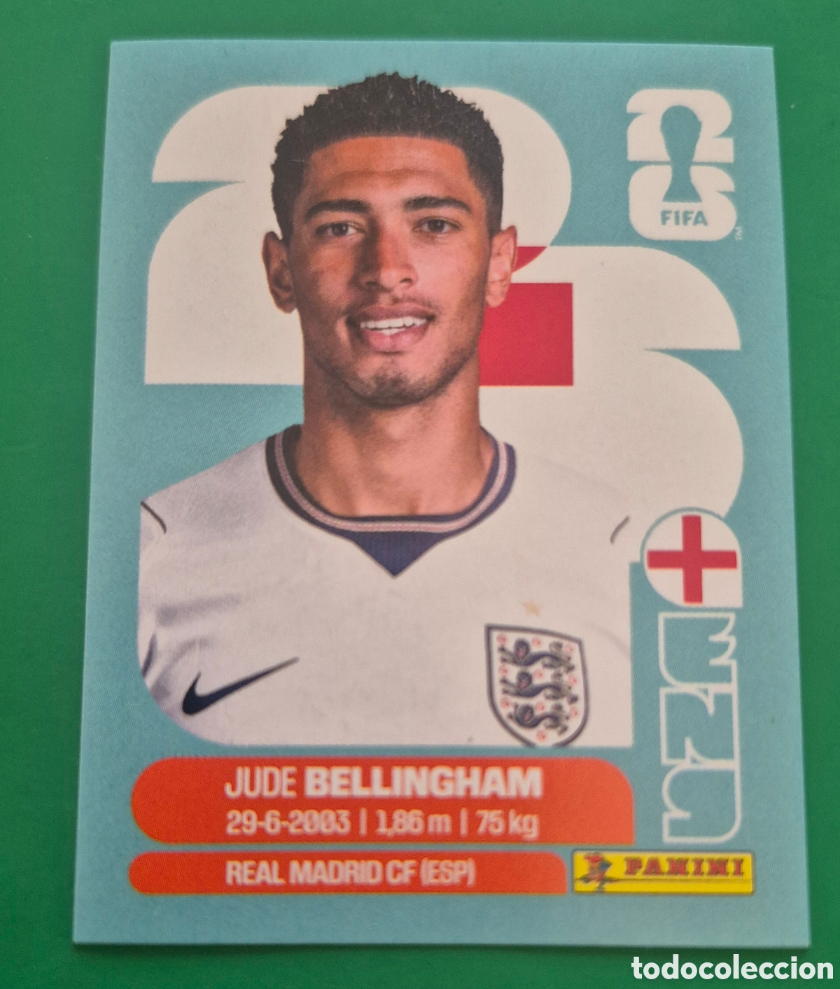 Cromos de f&uacute;tbol: ENG 11 JUDE BELLINGHAM INGLATERRA CROMOS ALBUM FIFA WORLD CUP MUNDIAL 2026 PANINI