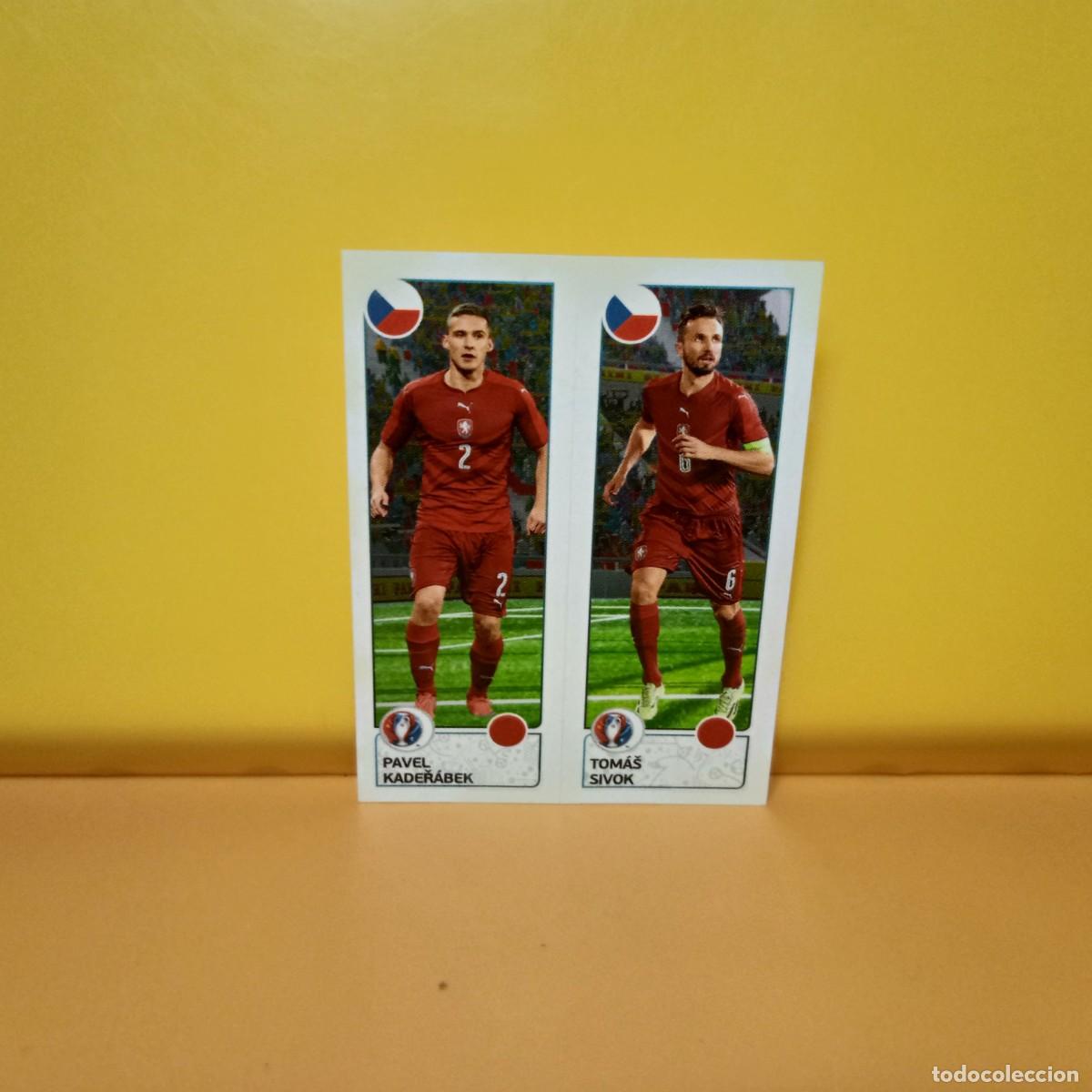 Cromos de f&uacute;tbol: PANINI EURO 2016 FRANCE; EUROCOPA FRANCIA: REP&Uacute;BLICA CHECA PAVEL/SIVOK 380 A/B