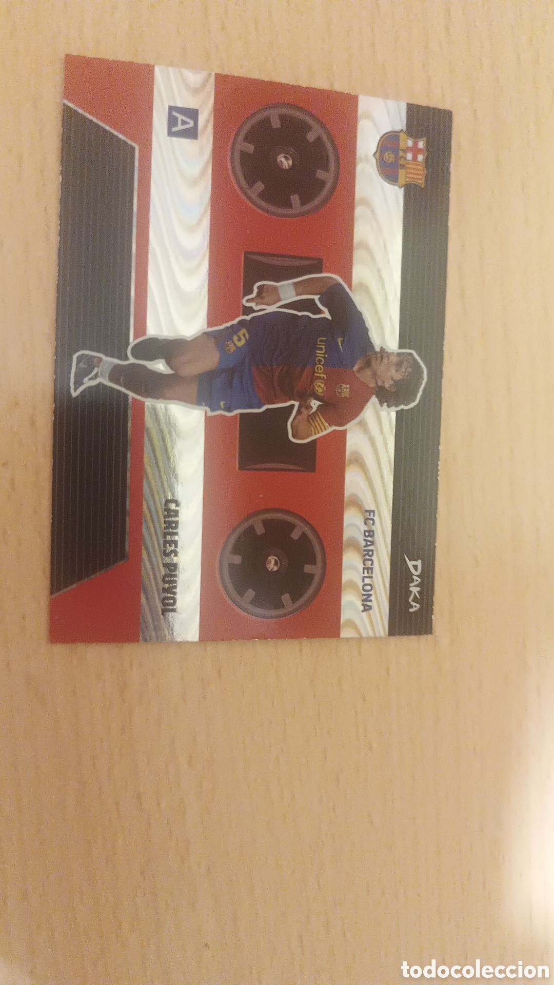 Cromos de f&uacute;tbol: CARLES PUYOL /299 DAKA AUDIENCE FC BARCELONA NUMERADA 2025 2026 25 26