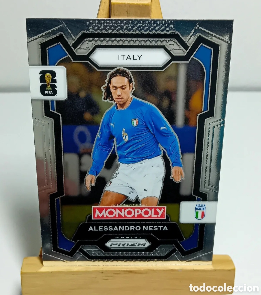 Cromos de f&uacute;tbol: ALESSANDRO NESTA 2026 ITALIA MONOPOLY PRIZM PANINI.