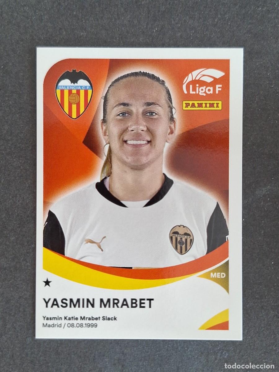 Cromos de f&uacute;tbol: L1 YASMIN MRABET VALENCIA C. F. FEMENINO 313 PANINI LIGA F 2024 2025 24 25 SIN PEGAR NUNCA PEGADO
