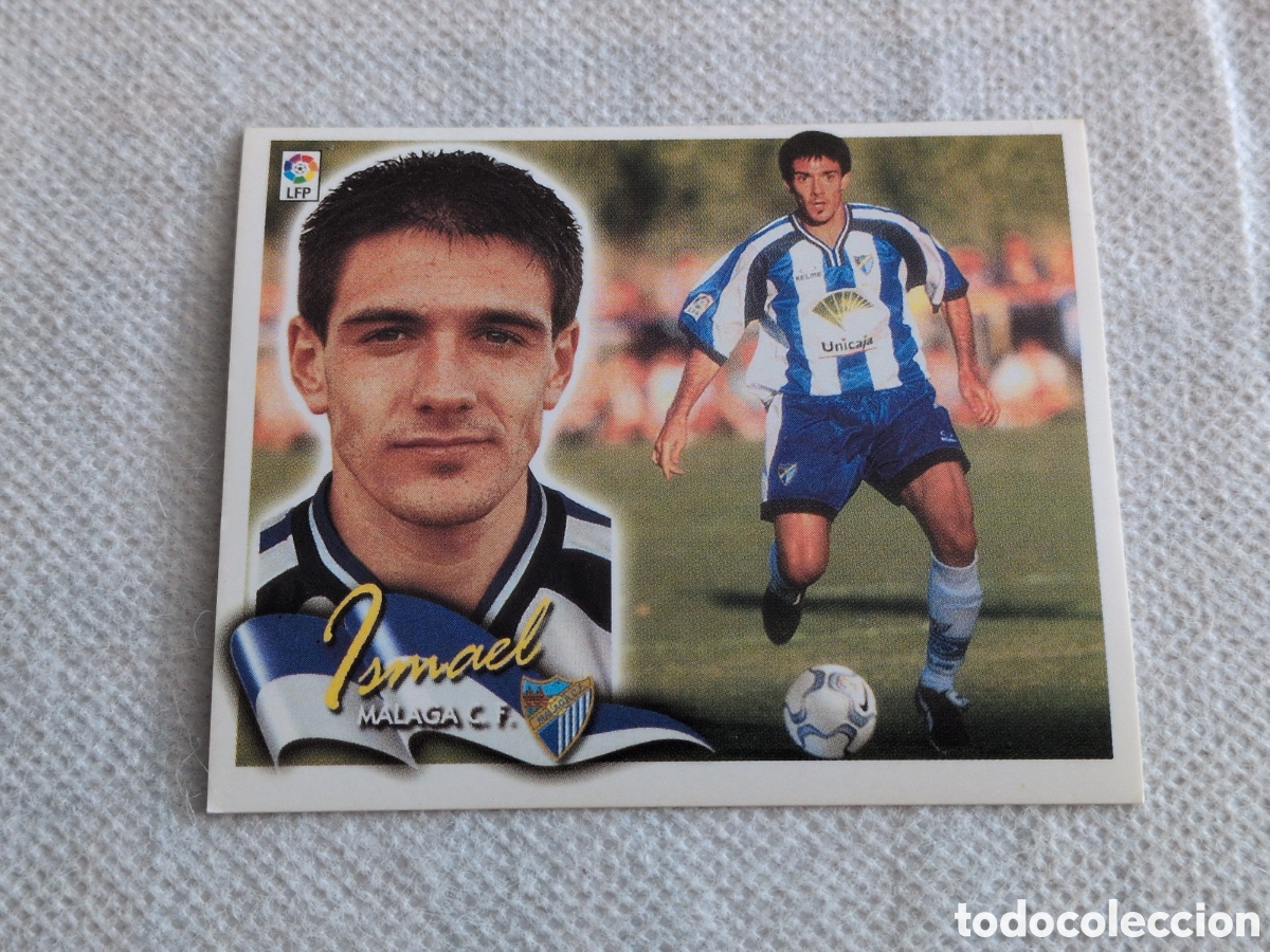 Cromos de f&uacute;tbol: ISMAEL MALAGA C. F. COLOCA LIGA ESTE 2000 2001 00 01 NUNCA PEGADO SIN PEGAR