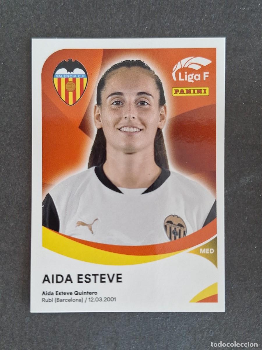 Cromos de f&uacute;tbol: L1 AIDA ESTEVE VALENCIA C. F. FEMENINO 315 PANINI LIGA F 2024 2025 24 25 SIN PEGAR NUNCA PEGADO