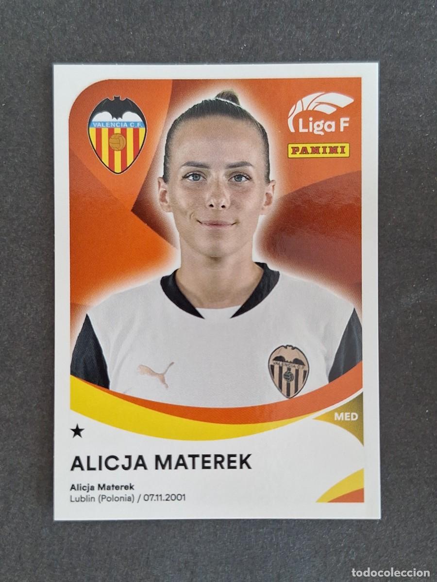 Cromos de f&uacute;tbol: L1 ALICJA MATEREK VALENCIA C. F. FEMENINO 316A PANINI LIGA F 2024 2025 24 25 SIN PEGAR NUNCA PEGADO