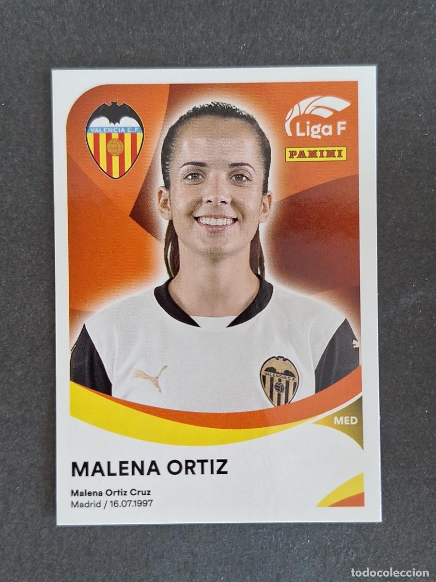 Cromos de f&uacute;tbol: L1 MALENA ORTIZ VALENCIA C. F. FEMENINO 316B PANINI LIGA F 2024 2025 24 25 SIN PEGAR NUNCA PEGADO