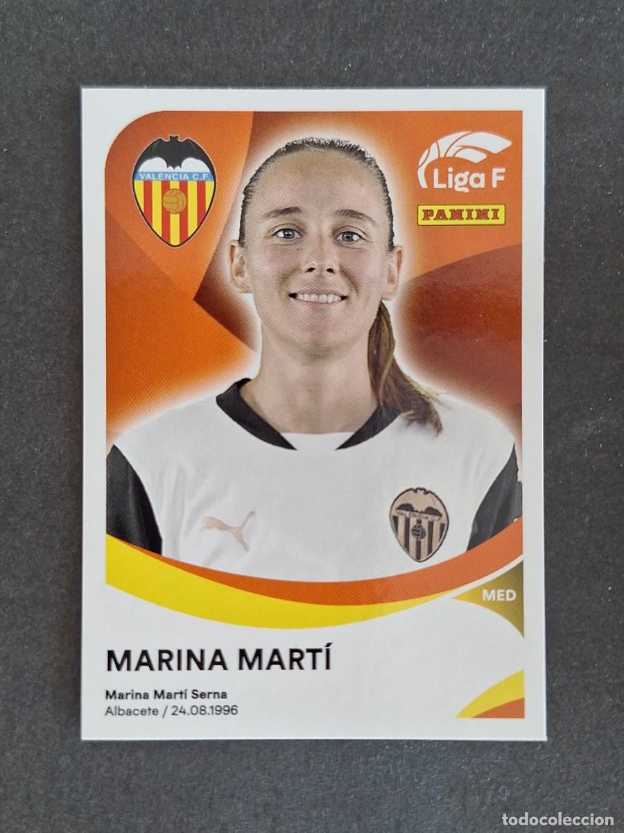 Cromos de f&uacute;tbol: L1 MARINA MARTI VALENCIA C. F. FEMENINO 316B PANINI LIGA F 2024 2025 24 25 SIN PEGAR NUNCA PEGADO