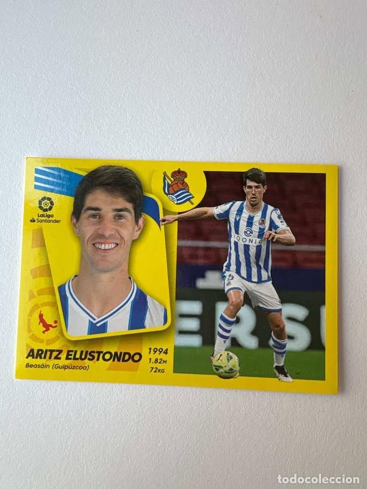 Figurine di Calcio: Cromo Aritz Elustondo Real Sociedad 9 Liga Este 2021-22