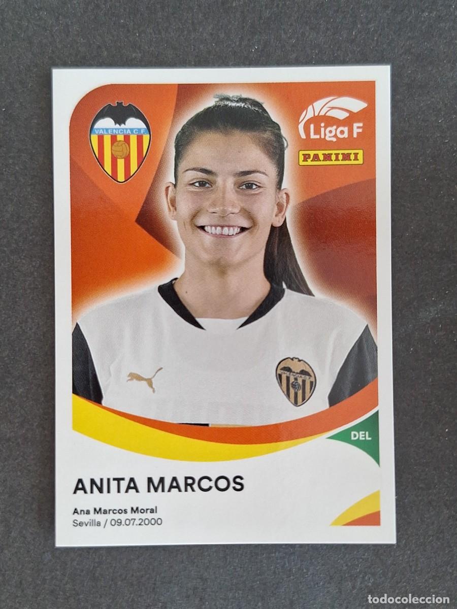 Cromos de f&uacute;tbol: L1 ANITA MARCOS VALENCIA C. F. FEMENINO 319 PANINI LIGA F 2024 2025 24 25 SIN PEGAR NUNCA PEGADO