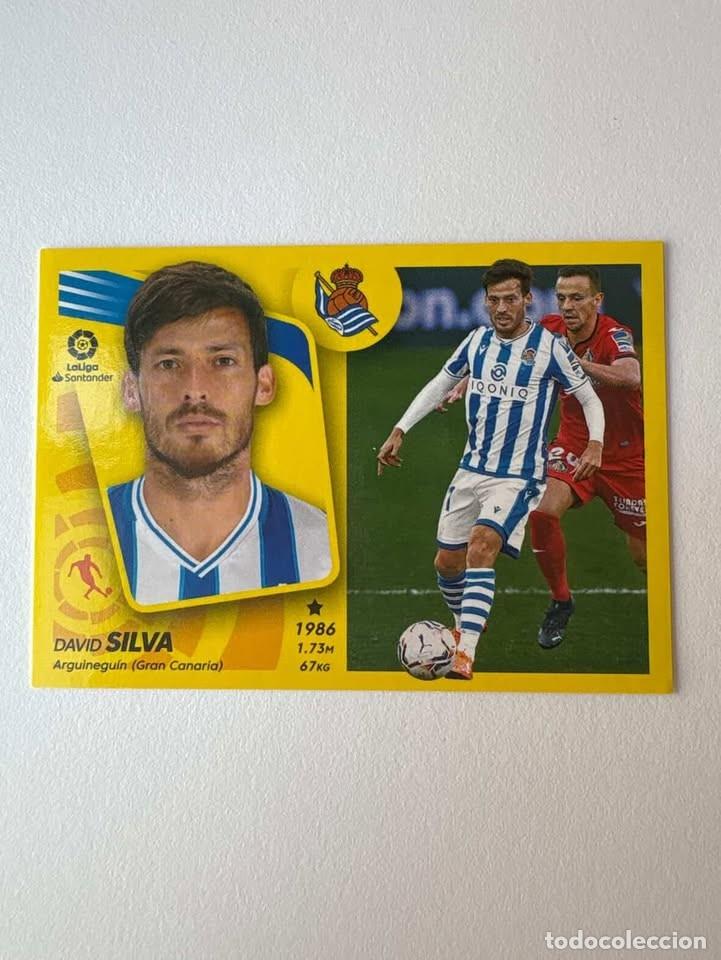 Cromos de f&uacute;tbol: Cromo David Silva Real Sociedad 15A Liga Este 2021-22