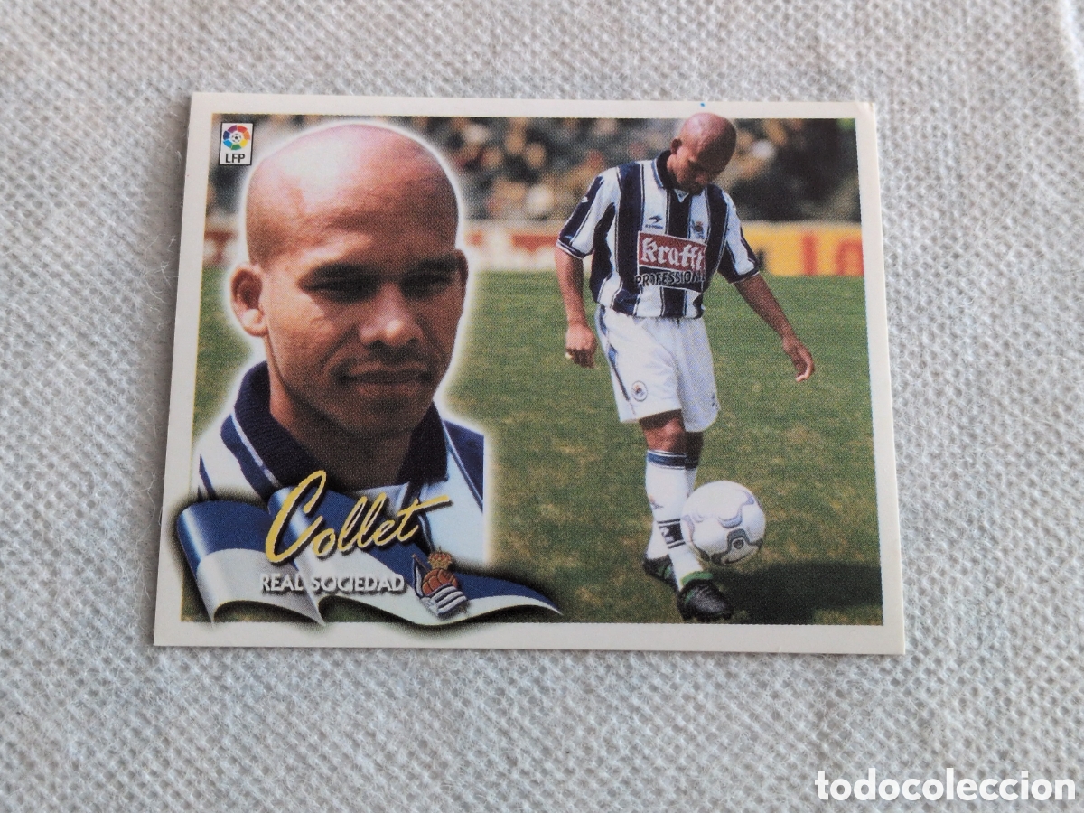 Cromos de f&uacute;tbol: COLLET REAL SOCIEDAD COLOCA LIGA ESTE 2000 2001 00 01 NUNCA PEGADO SIN PEGAR