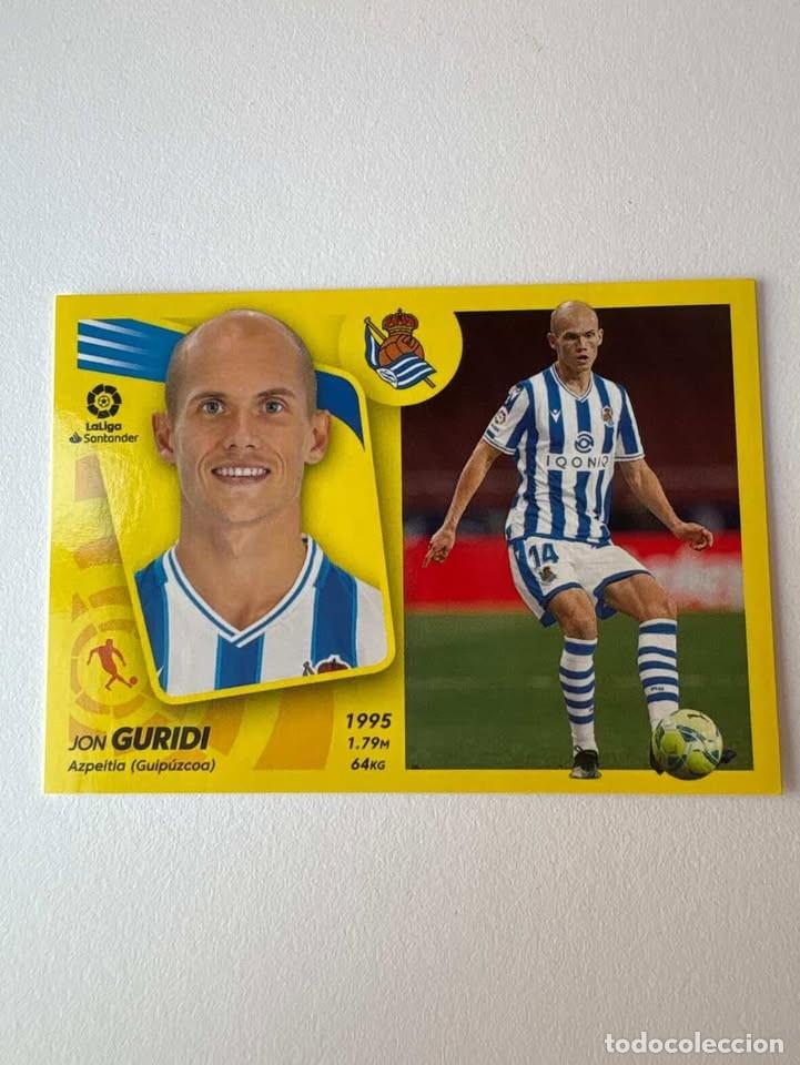 Cromos de f&uacute;tbol: Cromo Jon Guridi Real Sociedad 15B Liga Este 2021-22
