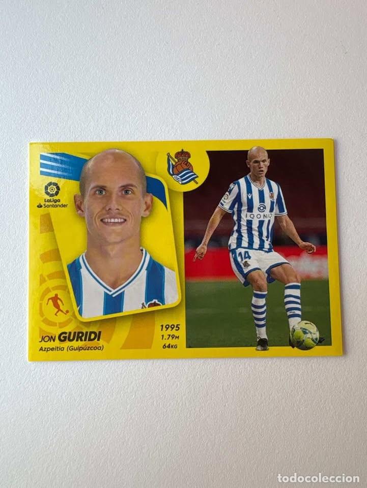 Cromos de f&uacute;tbol: Cromo Jon Guridi Real Sociedad 15B Liga Este 2021-22