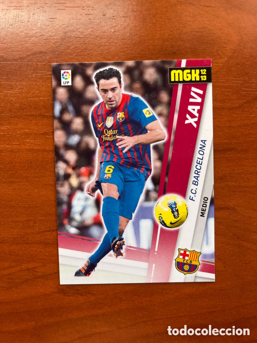 Cromos de f&uacute;tbol: XAVI FCB BARCELONA N&ordm; 48 PANINI MEGACRACKS 2012 2013 12 13 LIGA F&Uacute;TBOL 12 13