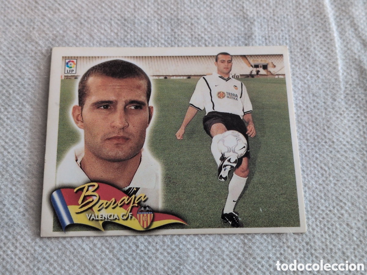 Figurine di Calcio: CROMO COLOCA BARAJA VALENCIA EDICIONES ESTE LIGA 2000-2001. NUNCA PEGADO SIN PEGAR