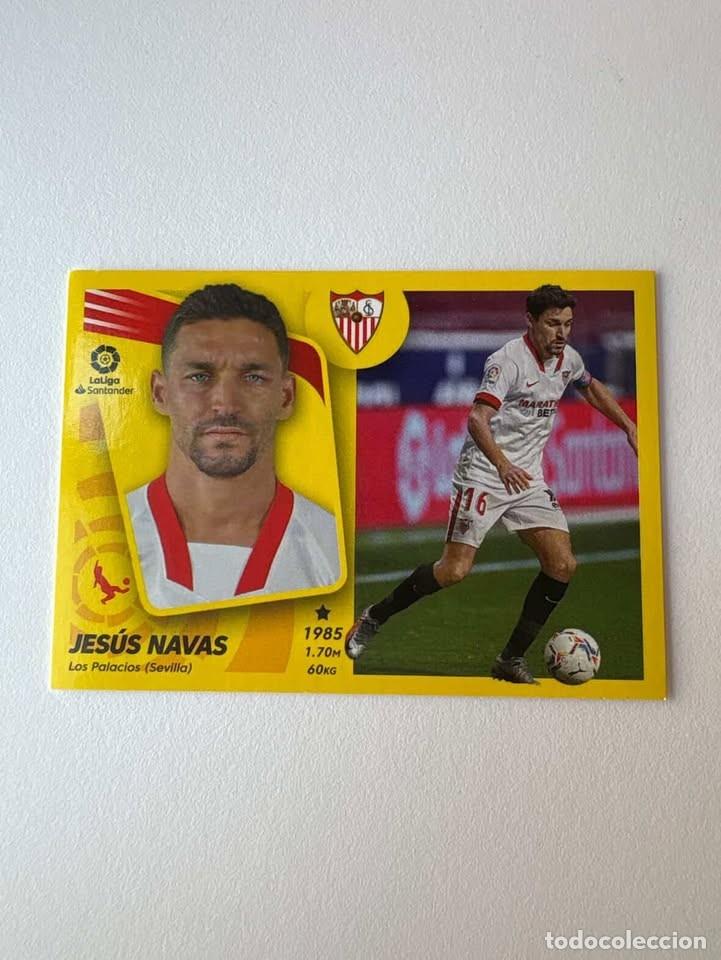 Cromos de f&uacute;tbol: Cromo Jes&uacute;s Navas Sevilla 7 Liga Este 2021-22