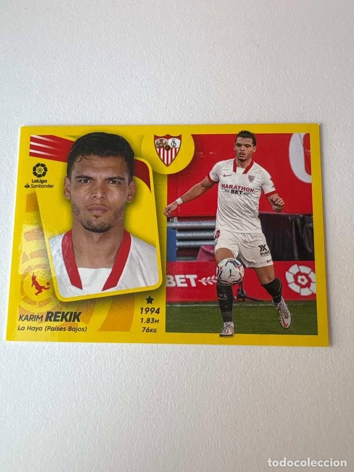 Fu&szlig;ball-Sticker: Cromo Karim Rekik Sevilla 10bis Liga Este 2021-22
