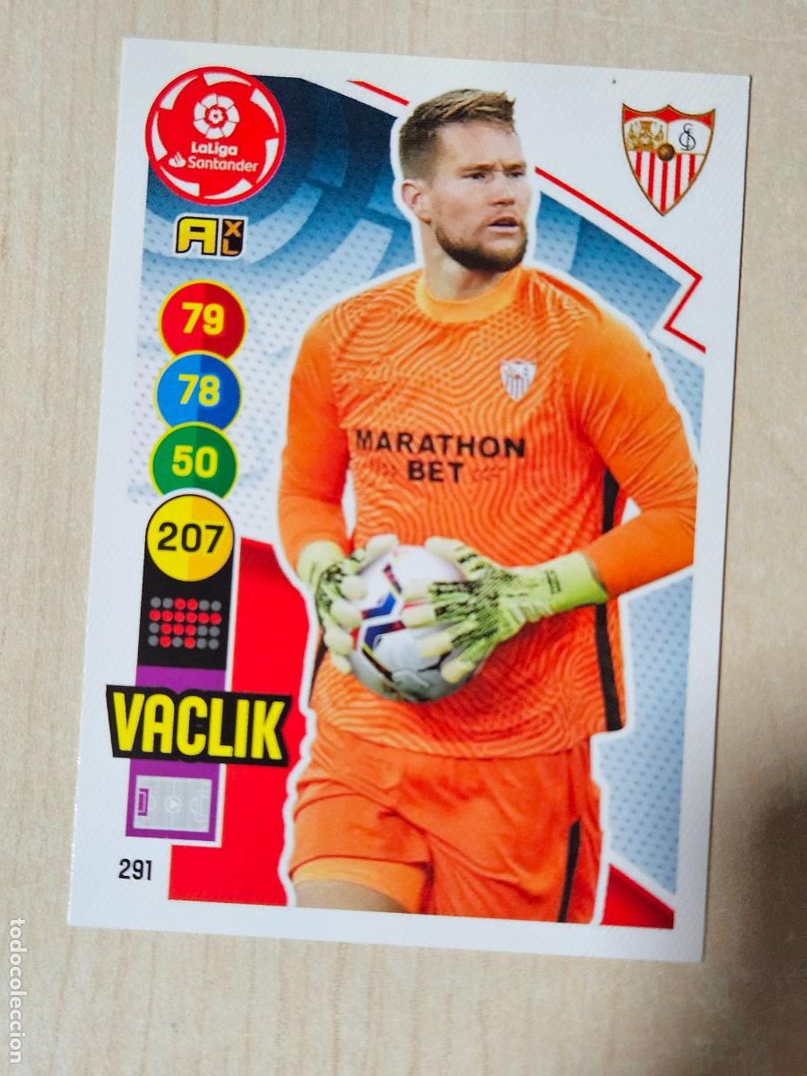 Fu&szlig;ball-Sticker: FICHA N&ordm; 291 VACLIK - ADRENALYN 20 21 - PANINI 2020 - 21 - CROMO - SEVILLA