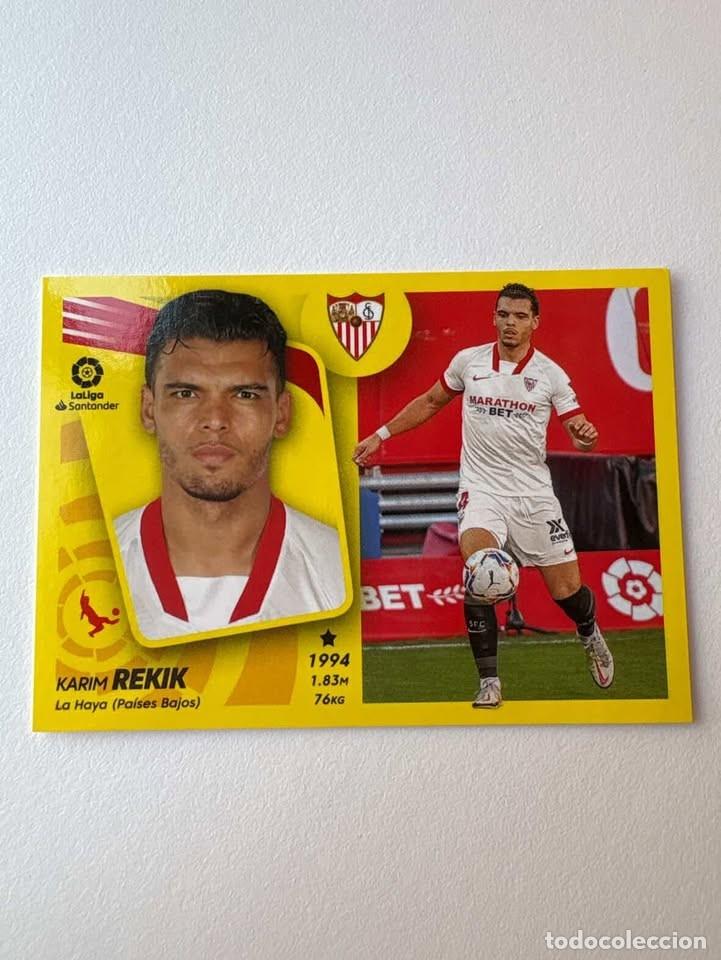 Fu&szlig;ball-Sticker: Cromo Karim Rekik Sevilla 10bis Liga Este 2021-22
