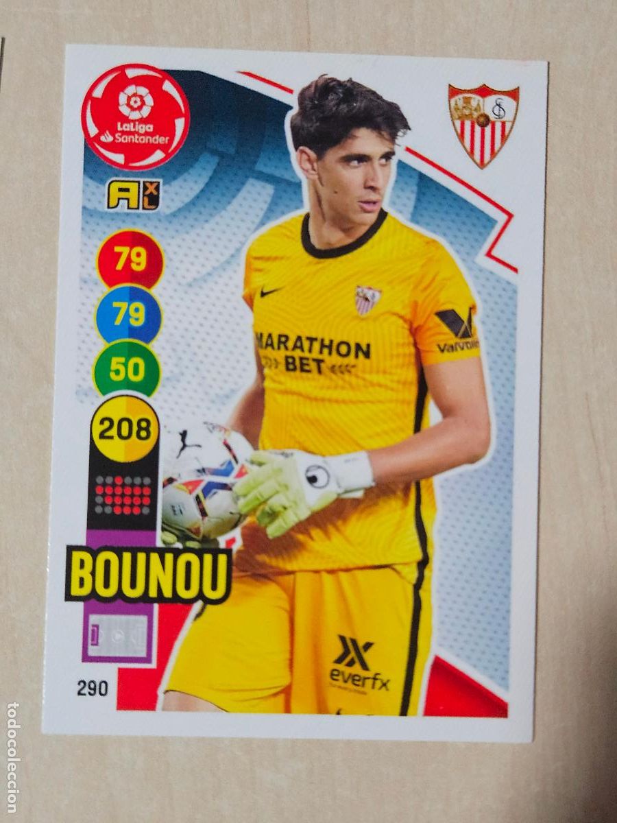 Fu&szlig;ball-Sticker: FICHA N&ordm; 290 BOUNOU - ADRENALYN 20 21 - PANINI 2020 - 21 - CROMO - SEVILLA