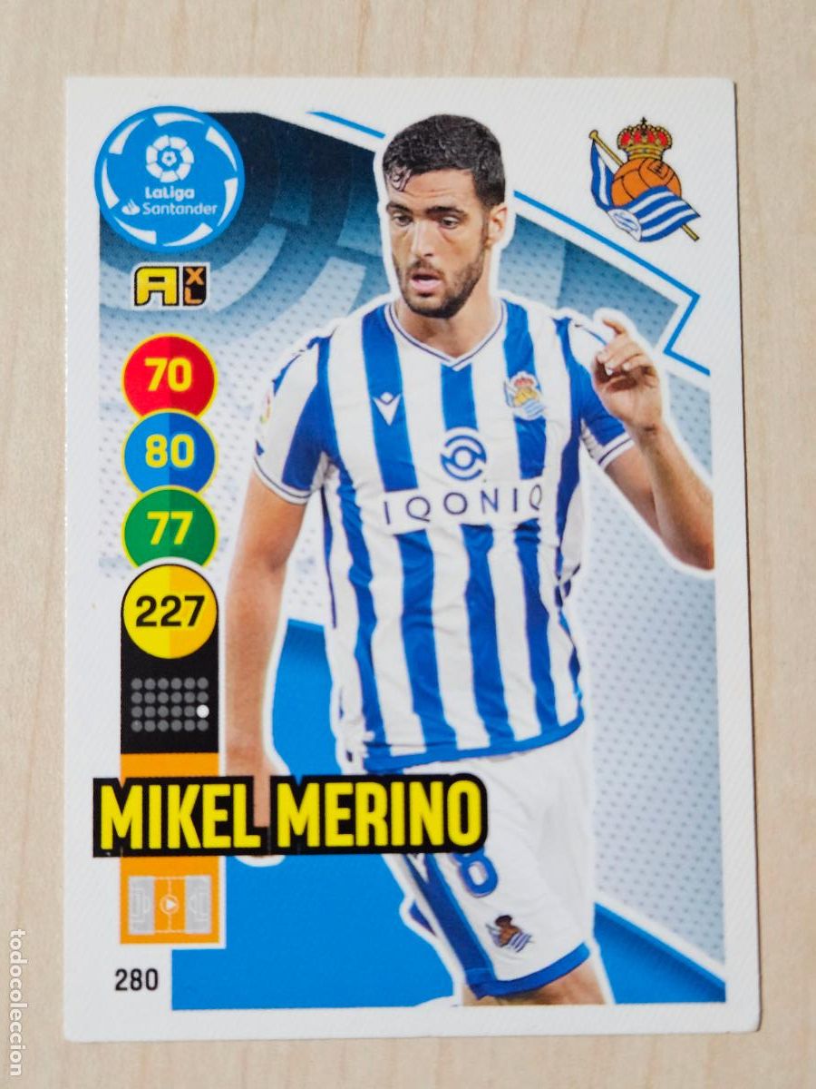 Fu&szlig;ball-Sticker: FICHA N&ordm; 280 MERINO - ADRENALYN 20 21 - PANINI 2020 - 21 - CROMO - REAL SOCIEDAD