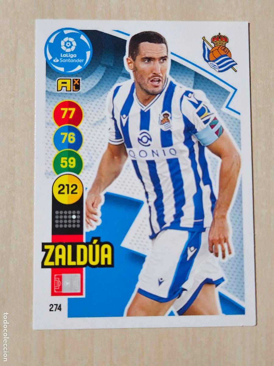 Fu&szlig;ball-Sticker: FICHA N&ordm; 274 ZALDUA - ADRENALYN 20 21 - PANINI 2020 - 21 - CROMO - REAL SOCIEDAD