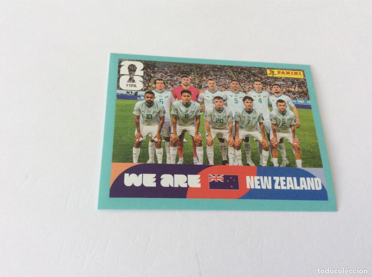 Fu&szlig;ball-Sticker: NZL13 NZL 13 Equipo Nueva Zelanda Sticker Cromo FIFA World Cup 2026 26 Panini Mundial