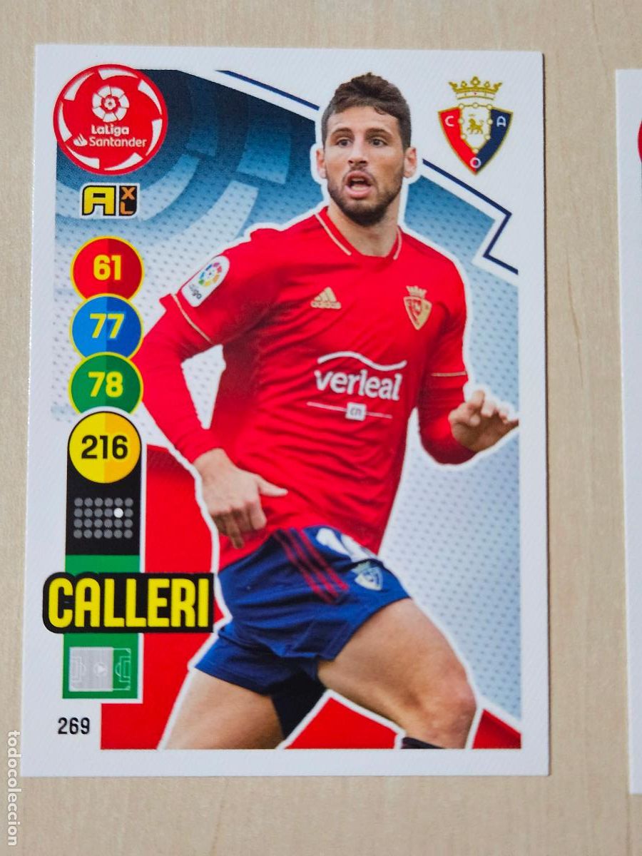 Fu&szlig;ball-Sticker: FICHA N&ordm; 269 CALLERI - ADRENALYN 20 21 - PANINI 2020 - 21 - CROMO - OSASUNA