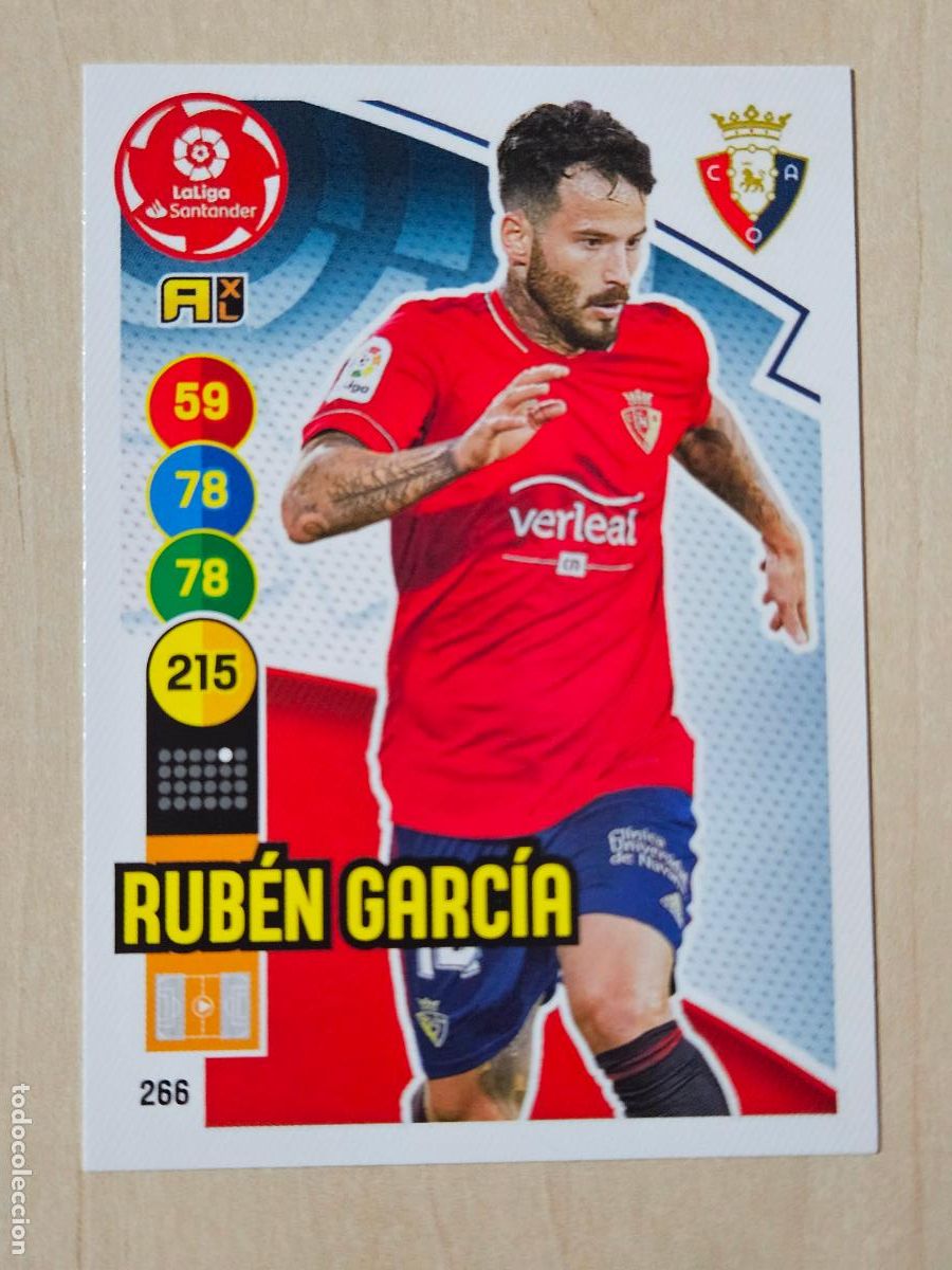 Fu&szlig;ball-Sticker: FICHA N&ordm; 266 RUBEN GARCIA - ADRENALYN 20 21 - PANINI 2020 - 21 - CROMO - OSASUNA