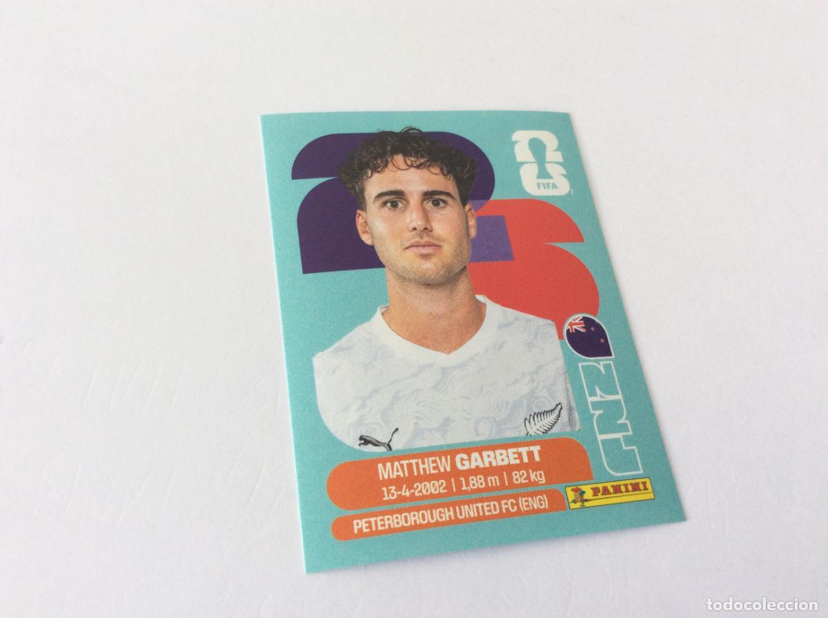 Cromos de f&uacute;tbol: NZL14 NZL 14 Matthew Garbett Nueva Zelanda Sticker Cromo FIFA World Cup 2026 26 Panini Mundial