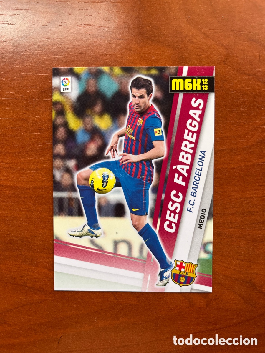 Cromos de f&uacute;tbol: CESC FABREGAS FCB BARCELONA N&ordm; 47 PANINI MEGACRACKS 2012 2013 12 13 LIGA F&Uacute;TBOL 12 13