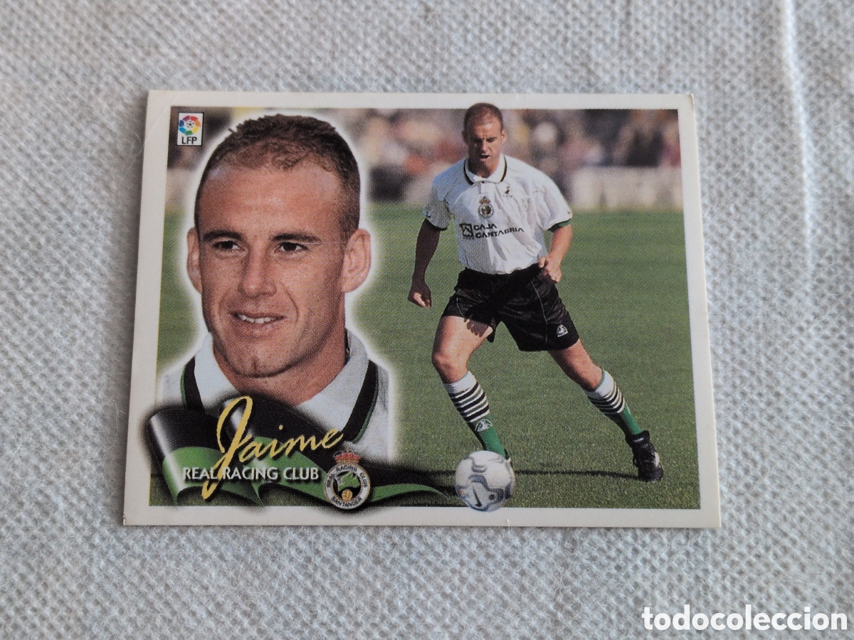 Figurine di Calcio: Racing de Santander - Jaime - Fichaje N&ordm; 4 Bis - Ediciones Este Liga 2000-2001, 00-01 - Nunca pegado