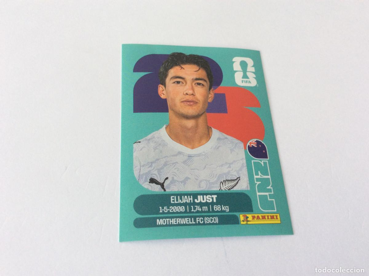 Cromos de f&uacute;tbol: NZL18 NZL 18 Elijah Just Nueva Zelanda Sticker Cromo FIFA World Cup 2026 26 Panini Mundial